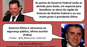 Discurso de Marconi Perillo que briga com a realidade