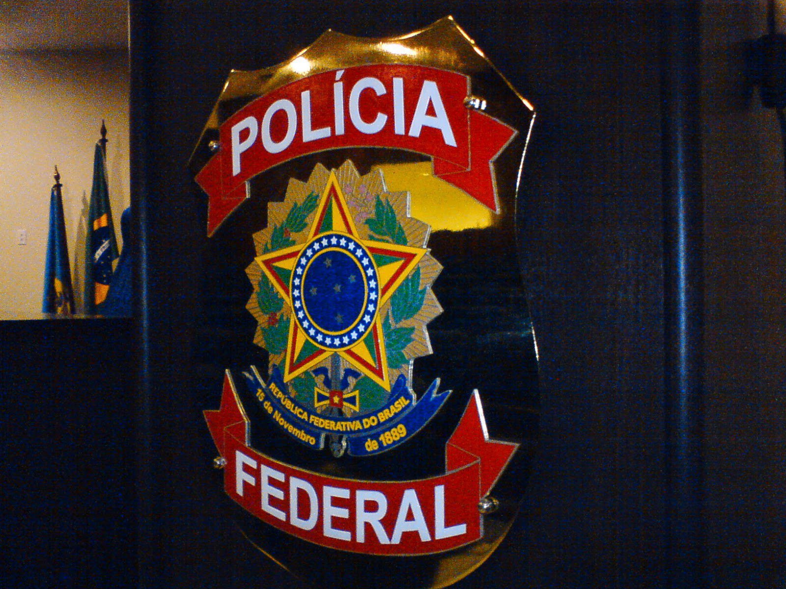 Brasao Policia Federal auditorio RN