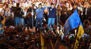 “Sou o candidato da esperança de milhões de brasileiros”, afirma Aécio Neves em Goiânia