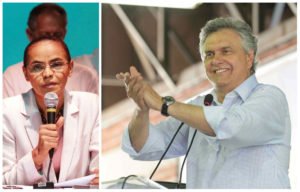 Ronaldo Caiado e Marina Silva