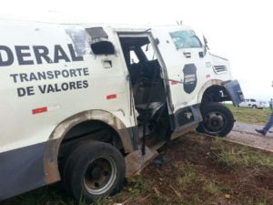 Carro forte explosao Federal Seguranca