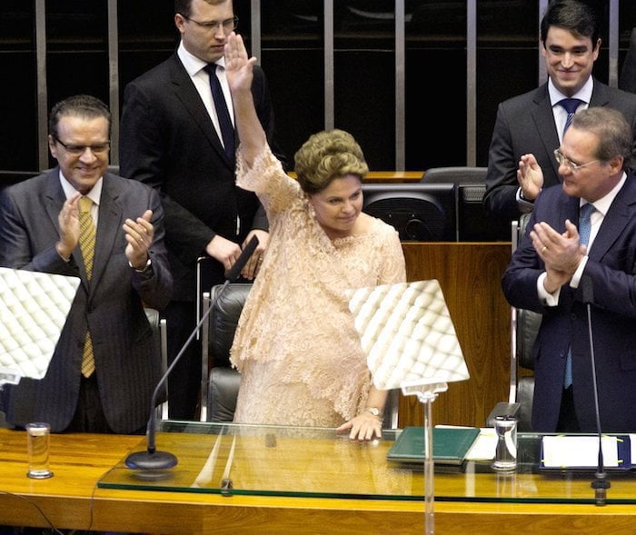 Dilma Roussef toma posse para o segundo mandato 01 01 15 Foto Ed Ferreira Estadao Conteúdo