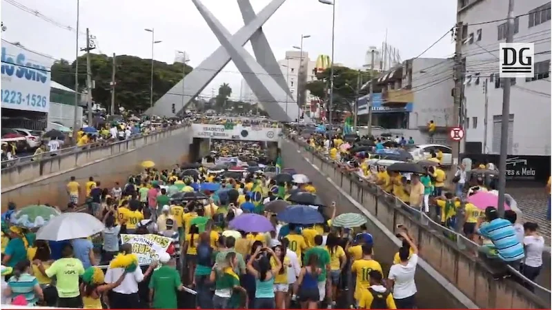 Manifestação contra corrupção em Goiânia