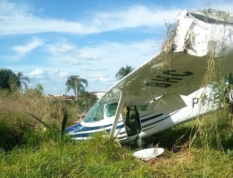 Aeronave faz pouso forçado no Jardim Vista Bela