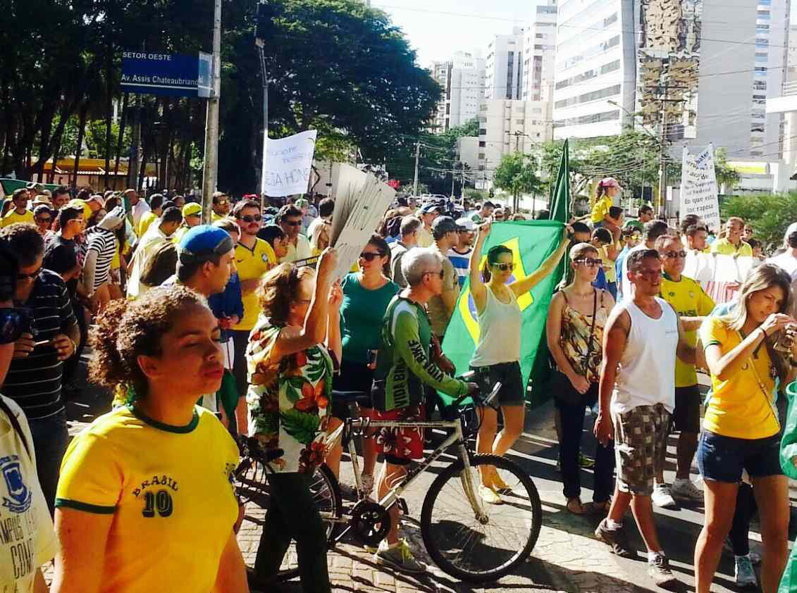 Manifestacao 16 de agosto em goiania