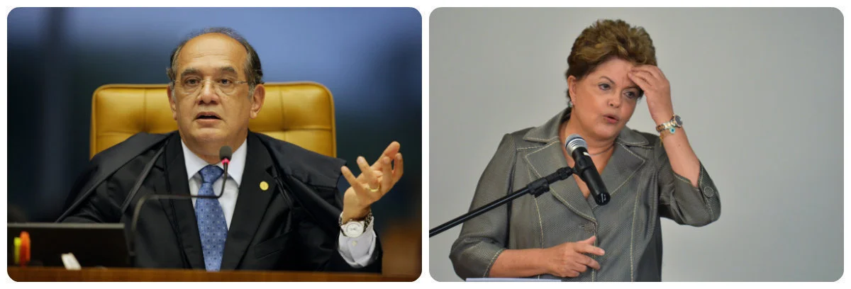 collage dilma gilmar mendes