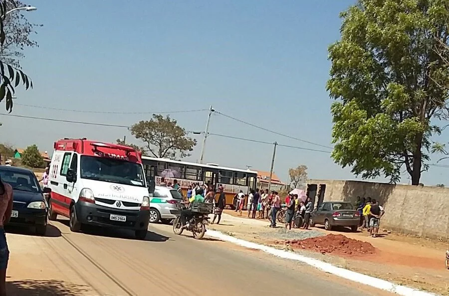 Criança de dez anos é atropelada no setor Rosa dos Ventos, em Aparecida de Goiânia