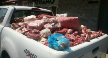 Apreendidas três toneladas de carne clandestina em Luziânia