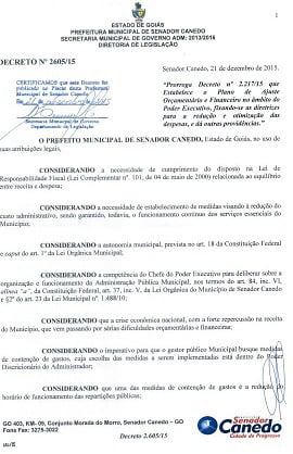 decreto senador caneado