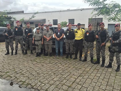 forca nacional de seguranca tocha olimpica