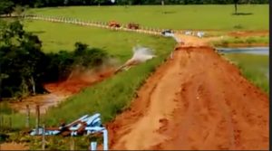 video barragem rompida em itaucu