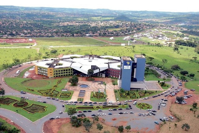 vista aerea da prefeitura de goiania