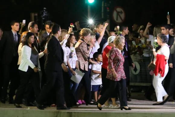 dilma desce a rampa do palacio valter campanato agencia brasil