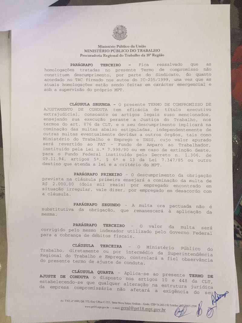 termo de ajuste de conduta sinttransporte rapido araguaia pagina 2