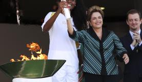 dilma tocha olimpica