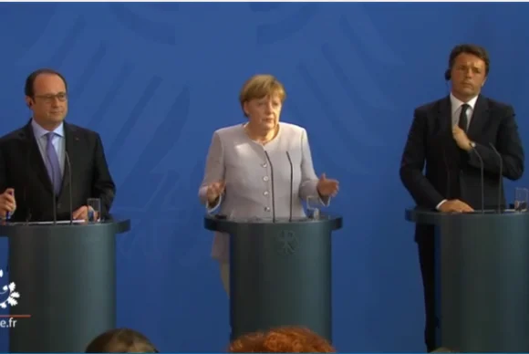 foto lideres europa angelamerkel hollande renzi