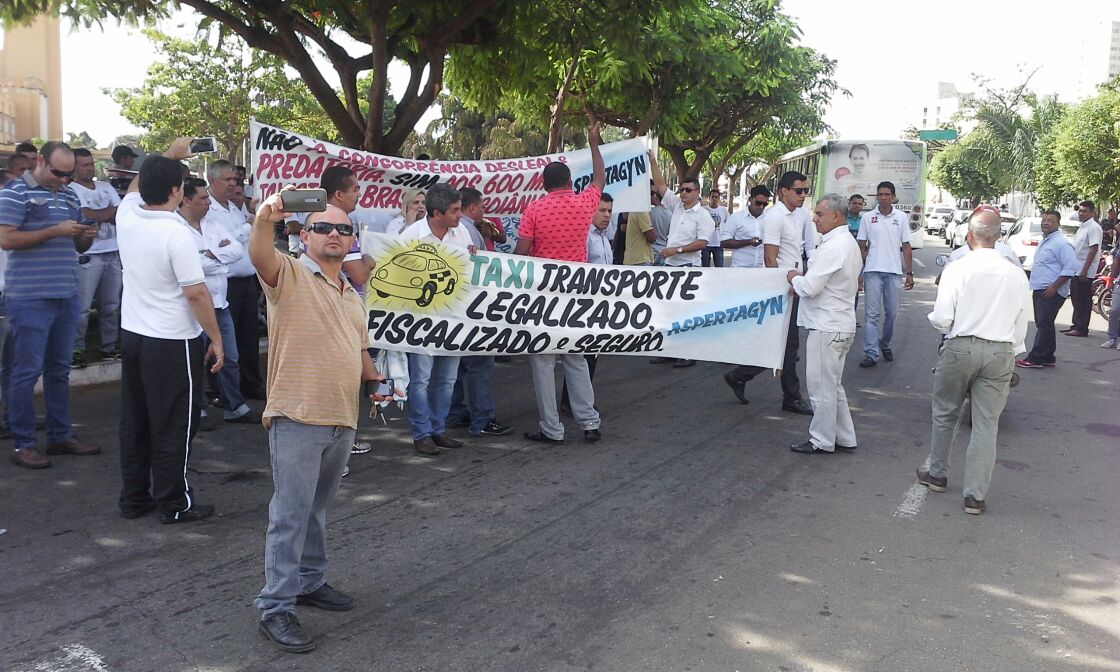 taxistas protesto uber