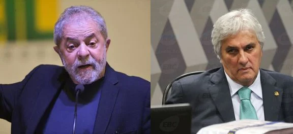 montagem lula e delcidio ebc