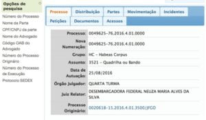 Habeas Corpus para Nilvane 1