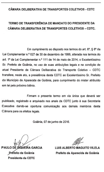 presidente da cdtc