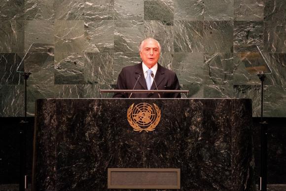 temer na onu