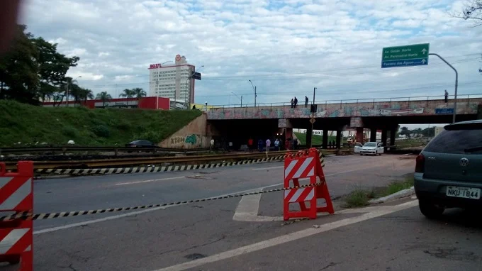 marginal botafogo interditada