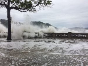 ressaca em santos