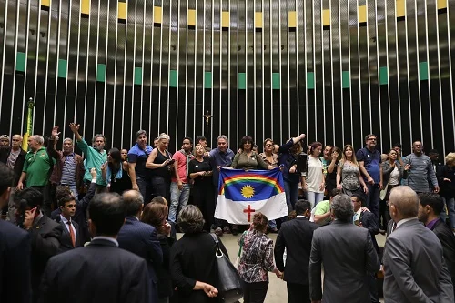 manifestacao camara dos deputados foto alan marques folhapress