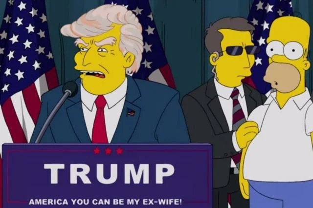 simpsons trump