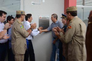 jose eliton inaugura sede do cbmgo em aparecida