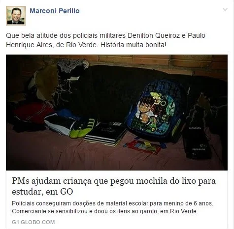 marconi elogia policiais