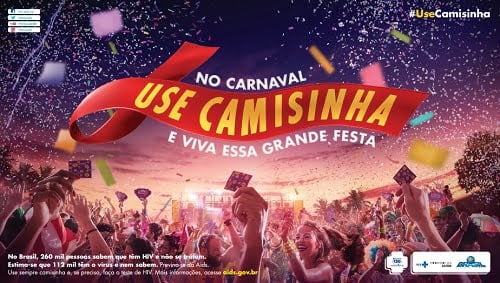 campanha ministerio da saude carnaval 2017