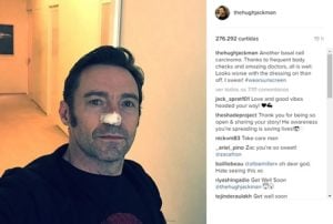 hugh jackman cancer de pele instagram