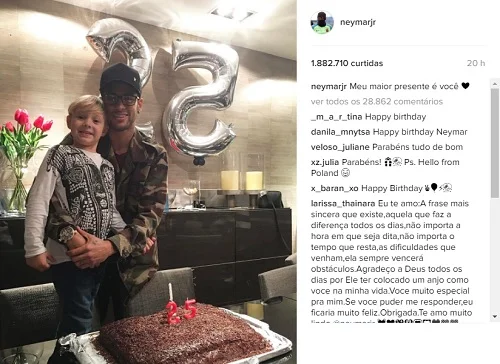 neymar aniversario