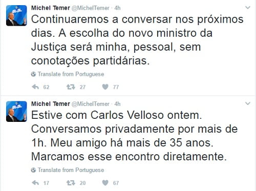 temer no twitter