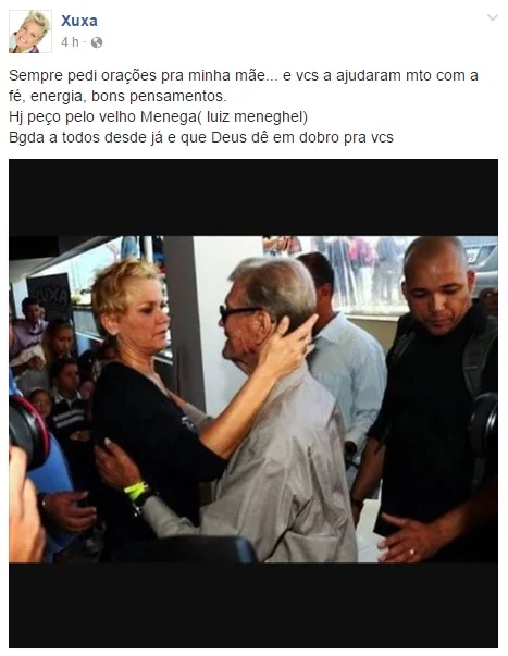 xuxa e pai