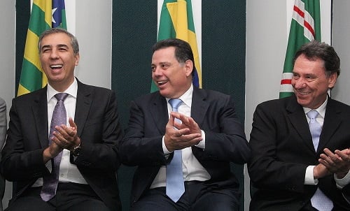 Em um ato só, Marconi deu posse a Francisco, Anápolis, setor empresarial, Jovair Arantes e todo o PTB