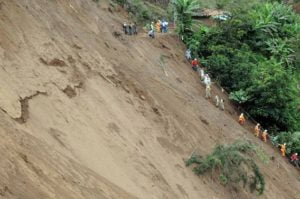 deslizamento terra colombia