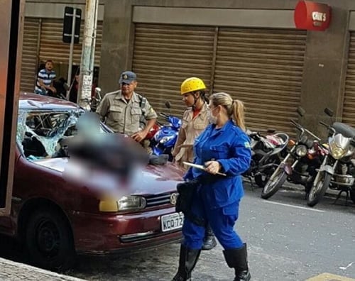 homem suicida no centro foto mais goias