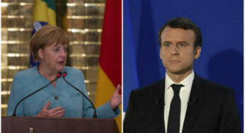 Em Berlim, Macron e Merkel propõem ‘reformar’ a União Europeia