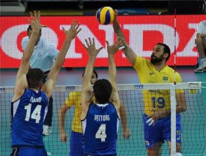 brasil e italia volei