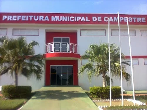 fachada da prefeitura de campestre