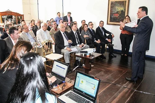 marconi perillo na cidade de goias foto humberto silva