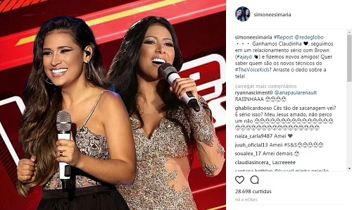 simone e simaria no the voice