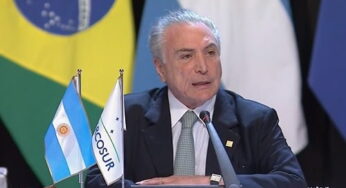 Com Temer, Brasil assume presidência temporária do Mercosul