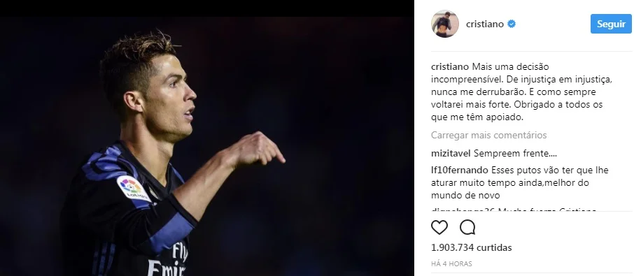 instagram ronaldo