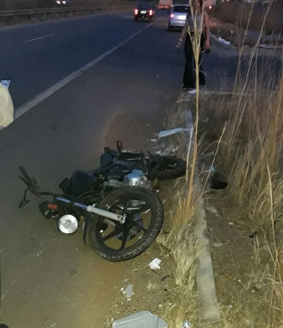 jovem morre em acidente de moto