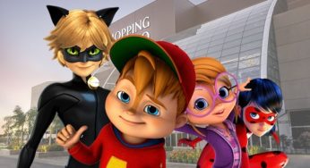 Shopping recebe evento infantil com Ladybug e Alvin & os Esquilos