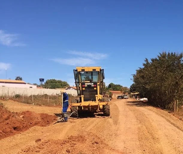 obra de pavimentacao prefeitura de gameleira