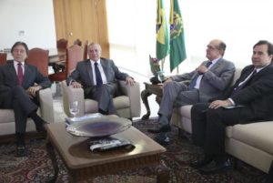 temer maia e gilmar foto ebc